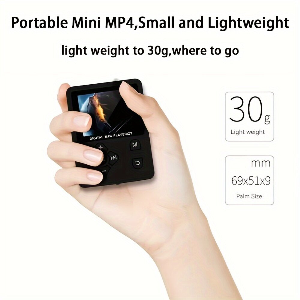 MP3-soitin, 32G muistikortti, monitoiminen MP4-musiikkisoitin. hinta ja tiedot | MP3-soittimet, MP4-soittimet | hobbyhall.fi