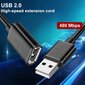 USB2.0 Jatkokaapeli Älytelevisio PS4 Xbox SSD Nopea Latauskaapeli. hinta ja tiedot | Kaapelit ja adapterit | hobbyhall.fi