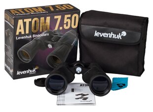 Levenhuk Atom 7x50, musta hinta ja tiedot | Kiikarit | hobbyhall.fi