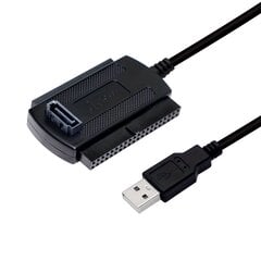 USB SATA IDE Muunnin Kaapeli Adapteri USB 2.0 2.5/3.5/5.25-tuumainen. hinta ja tiedot | Kaapelit ja adapterit | hobbyhall.fi