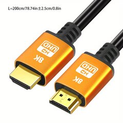 i zclive 8K Nopeus HDMI 2.1 Kaapeli Alumiini, HDMI Mies-Mies Kaapeli hinta ja tiedot | Kaapelit ja adapterit | hobbyhall.fi