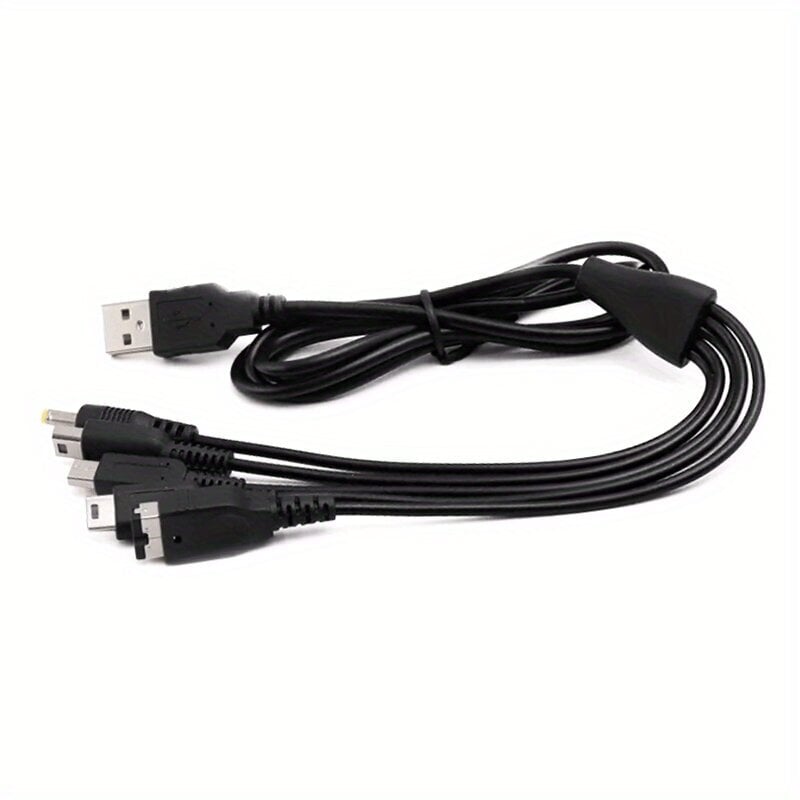 5-in-1 USB-latauskaapeli SP/3DS/NDSLITE/WII U/PSP varten hinta ja tiedot | Kaapelit ja adapterit | hobbyhall.fi