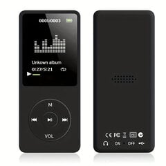 Kannettava 64GB MP3/MP4 Soitin FM-radiolla ja Lisävarusteilla. hinta ja tiedot | MP3-soittimet, MP4-soittimet | hobbyhall.fi