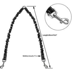 Double Bungee Dog Coupler Lead Tangle Ilmainen kahden koiran talutushihna ja halkaisija kävelylle koiranpennulle pieni keskikokoinen hinta ja tiedot | Koiran lelut | hobbyhall.fi