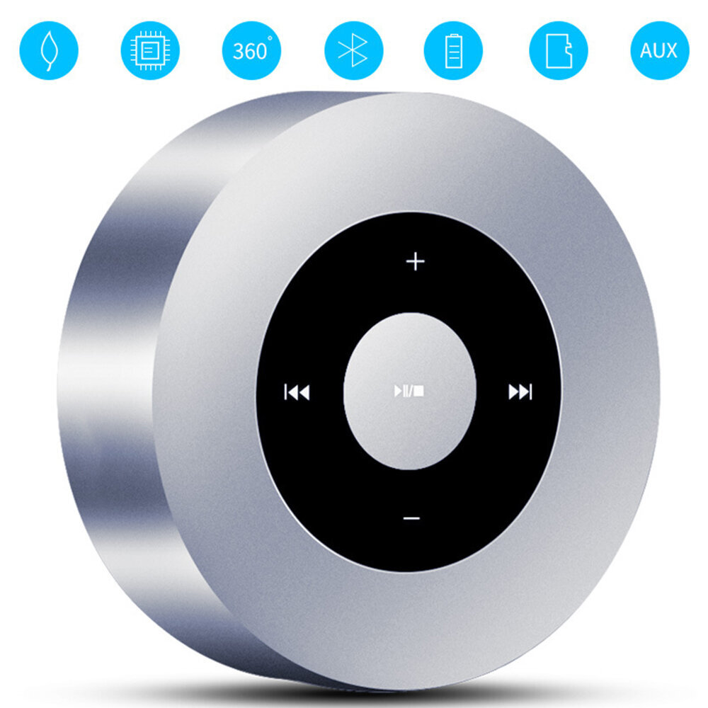 Kosketus Bluetooth-kaiutin vedenpitävällä kotelolla, 8 tunnin musiikki, kovempi kristallinkirkas HD-ääni, ensiluokkainen kannettava mini Bluetooth-kaiutin iPhonelle, iPadille, tabletille, suihkutila hopea hinta ja tiedot | Kaiuttimet | hobbyhall.fi