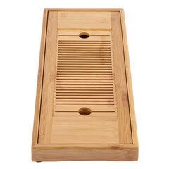 1kpl Mini Bamboo Tea tarjoilutarjotin Kiinalainen Gongfu-teelautanen kotitoimiston pöytään 38x15cm hinta ja tiedot | Kahvipannut ja teekannut | hobbyhall.fi