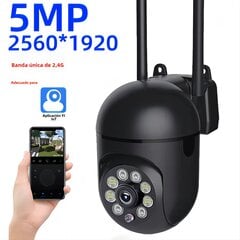 5G Wifi PTZ IP -turvakamera Automaattinen seuranta 5MP HD Full Color Night Vision Outdoor Langaton TV Kotiin itkuhälytin 5MP 2.4g EU Plug hinta ja tiedot | Web-kamerat | hobbyhall.fi