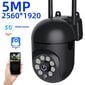 5G Wifi PTZ IP-turvakamera Automaattinen seuranta 5MP HD Full Color Night Vision Outdoor Langaton TV Kotiin itkuhälytin 2MP 2.4g EU Plug hinta ja tiedot | Web-kamerat | hobbyhall.fi