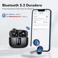 Langattomat kuulokkeet Bluetooth 5.3:lla, 4 mikrofonia ENC-kohinanvaimennuksen kanssa, 50H bassolla, kuulokkeet I Family Color hinta ja tiedot | Kuulokkeet | hobbyhall.fi