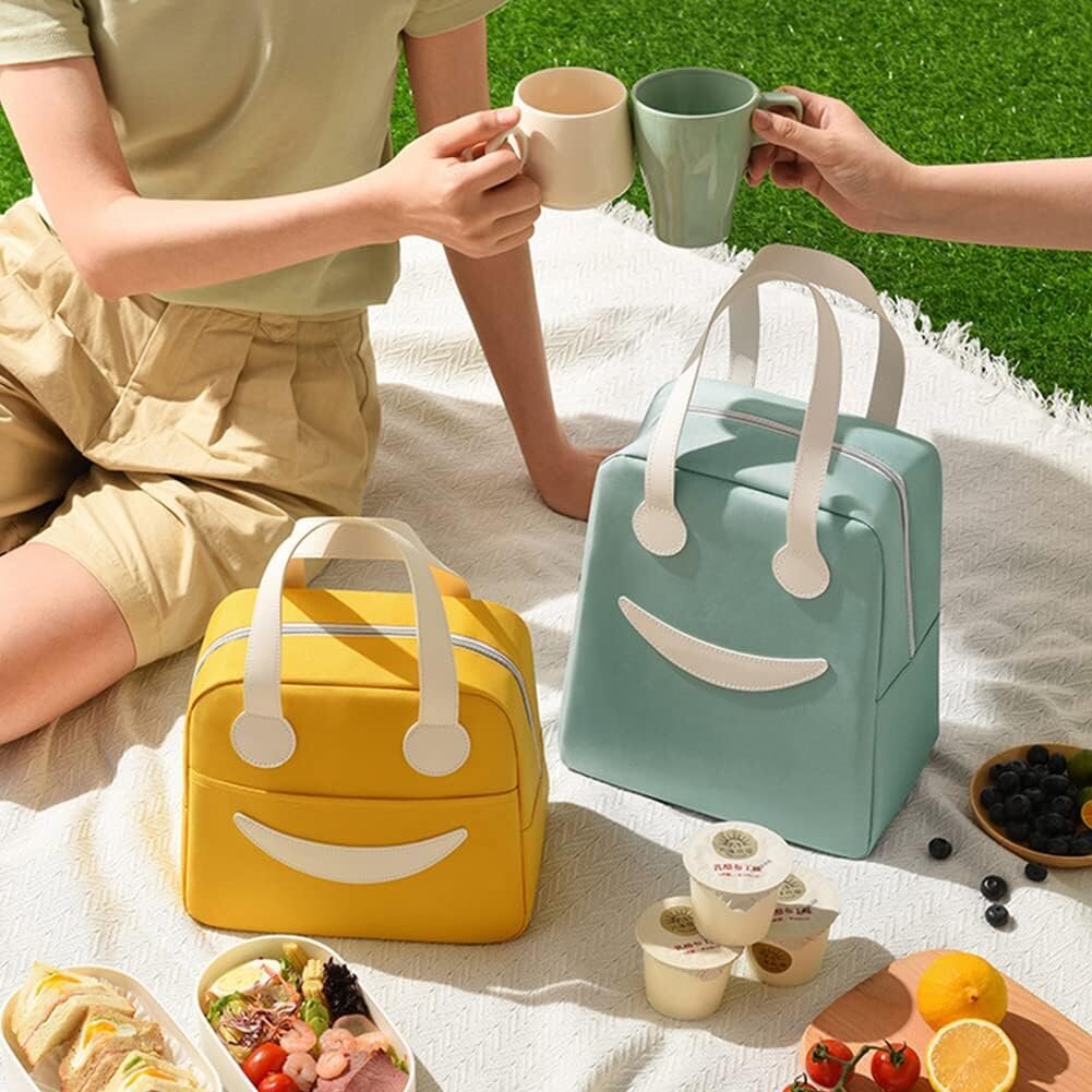 Mini Kannettava Eristetty Lounaslaukku Söpö Outdoor Picnic Bag Koko Väriperhe hinta ja tiedot | Matkalaukut ja matkakassit | hobbyhall.fi