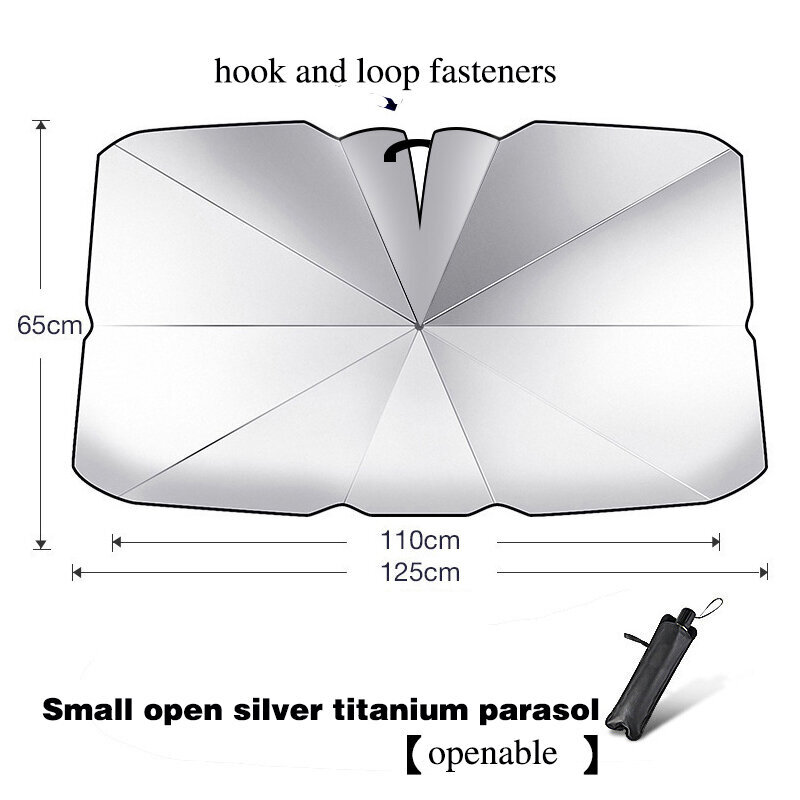 Pienikokoinen aukko-auton etulasiaurinkovarjo aurinkovoide lämpöeristys supersuoja sopii kaikkiin nykyaikaisten Tucson-automallien auton osiin hinta ja tiedot | Lisätarvikkeet autoiluun | hobbyhall.fi