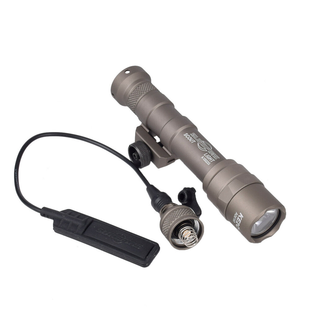 M600b Tactical Power Taskulamppu, 400 Lumenin Pään Ohjauskisko 20 Mm:N Valaisin Taskulamppu Led-Hiiren Pyrstön Johtokytkin_Black hinta ja tiedot | Taskulamput ja valonheittimet | hobbyhall.fi