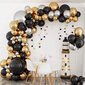 Black Gold Balloon Garland Arch Kit Konfetti Latex Balloon Hyvää 50 vuotta vanhaa syntymäpäivää juhlasisustus aikuisten vuosipäivää hinta ja tiedot | Ilmapallot | hobbyhall.fi