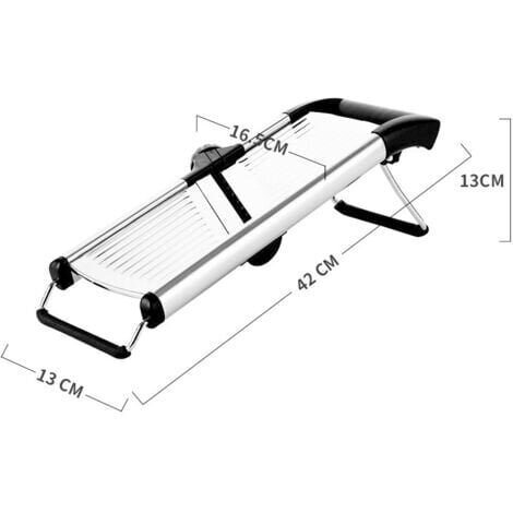 Ammattimainen ruostumattomasta teräksestä valmistettu mandoliini, monitoiminen keittiömandoliini säädettävällä viipalepaksuudella hinta ja tiedot | Keittiövälineet | hobbyhall.fi