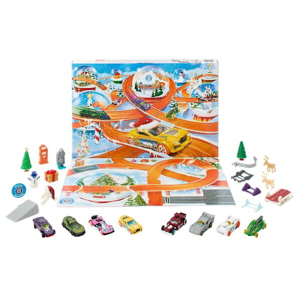 Hot Wheels Advent Calendar 2024 monivärinen hinta ja tiedot | Joulukoristeet | hobbyhall.fi