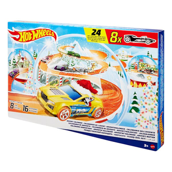 Hot Wheels Advent Calendar 2024 monivärinen hinta ja tiedot | Joulukoristeet | hobbyhall.fi