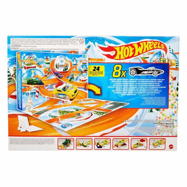 Hot Wheels Advent Calendar 2024 monivärinen hinta ja tiedot | Joulukoristeet | hobbyhall.fi