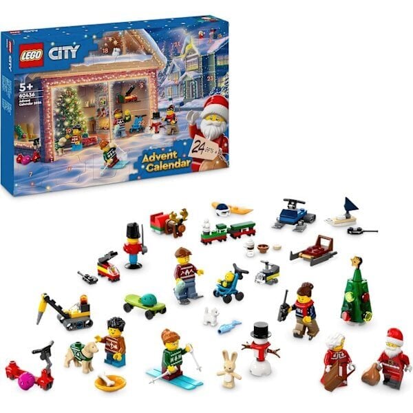 LEGO City Advent Calendar 2024 – 24 jouluyllätyksiä Krealle hinta ja tiedot | Joulukoristeet | hobbyhall.fi