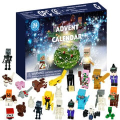 24 osaa adventtikalenteri Minecraft koottu rakennuspalikka lelu joulu halloween lelut lahja minihahmo setti palapeli lahjat 24 kpl hinta ja tiedot | Poikien lelut | hobbyhall.fi