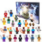 Minecraft Advent Calendar joulun lähtölaskenta-lelusarja, lahja seikkailuun ja päivittäisiin keräilyyllätyksiin hinta ja tiedot | Joulukoristeet | hobbyhall.fi