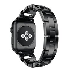 Rhinestone Metal Rannekoru Apple Watch Series 10 46mm musta hinta ja tiedot | Älykellojen ja aktiivisuusrannekkeiden lisätarvikkeet | hobbyhall.fi