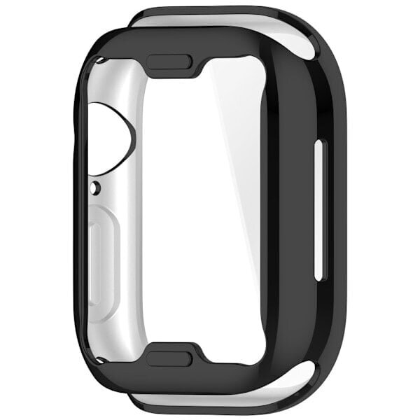 Täysi peittävä TPU-suojus Apple Watch Series 10 46mm musta hinta ja tiedot | Älykellojen ja aktiivisuusrannekkeiden lisätarvikkeet | hobbyhall.fi