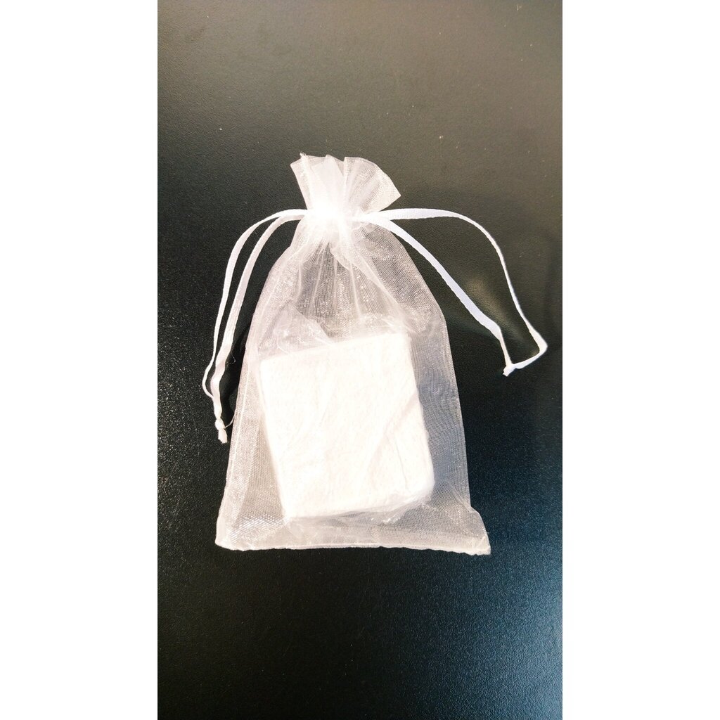 Lahjapussit - organza, valkoinen, 5 x 7 cm - korujen ja pukukorujen pakkaamiseen. hinta ja tiedot | Lahjapaketointi | hobbyhall.fi