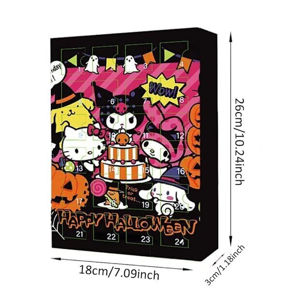 Joulukalenteri Sanrio Hello Kitty Halloween hinta ja tiedot | Juhlakoristeet | hobbyhall.fi