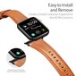 Dux Ducis nahkaranneke Apple Watch Series 10 46mm konjakki hinta ja tiedot | Älykellojen ja aktiivisuusrannekkeiden lisätarvikkeet | hobbyhall.fi