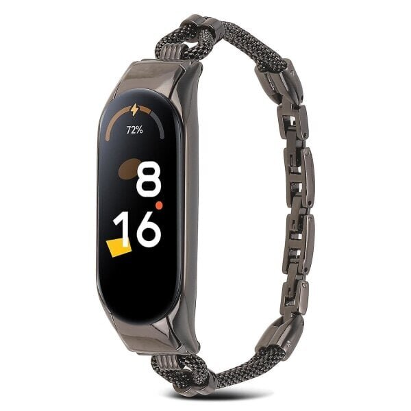 Kuparinen kellon rannekoru kellokotelolla Xiaomi Mi Band 7:lle, herkkä kuparinen linkkiranneke metallia hinta ja tiedot | Älykellojen ja aktiivisuusrannekkeiden lisätarvikkeet | hobbyhall.fi