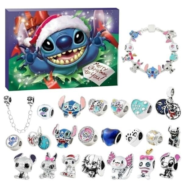 Stitch joulukalenteri hinta ja tiedot | Joulukoristeet | hobbyhall.fi