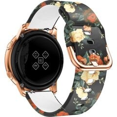 Ranneke, joka on yhteensopiva Samsung Galaxy Watch Active / Active2 40mm / 44mm, 20mm pehmeän silikonin rannekkeen kanssa, korvaa Samsung Galaxy Watch 42:n hinta ja tiedot | Älykellojen ja aktiivisuusrannekkeiden lisätarvikkeet | hobbyhall.fi