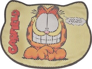 Hiekkalaatikkomatto Garfield, 58,5x44 cm, keltainen hinta ja tiedot | Kissan hiekkalaatikot | hobbyhall.fi