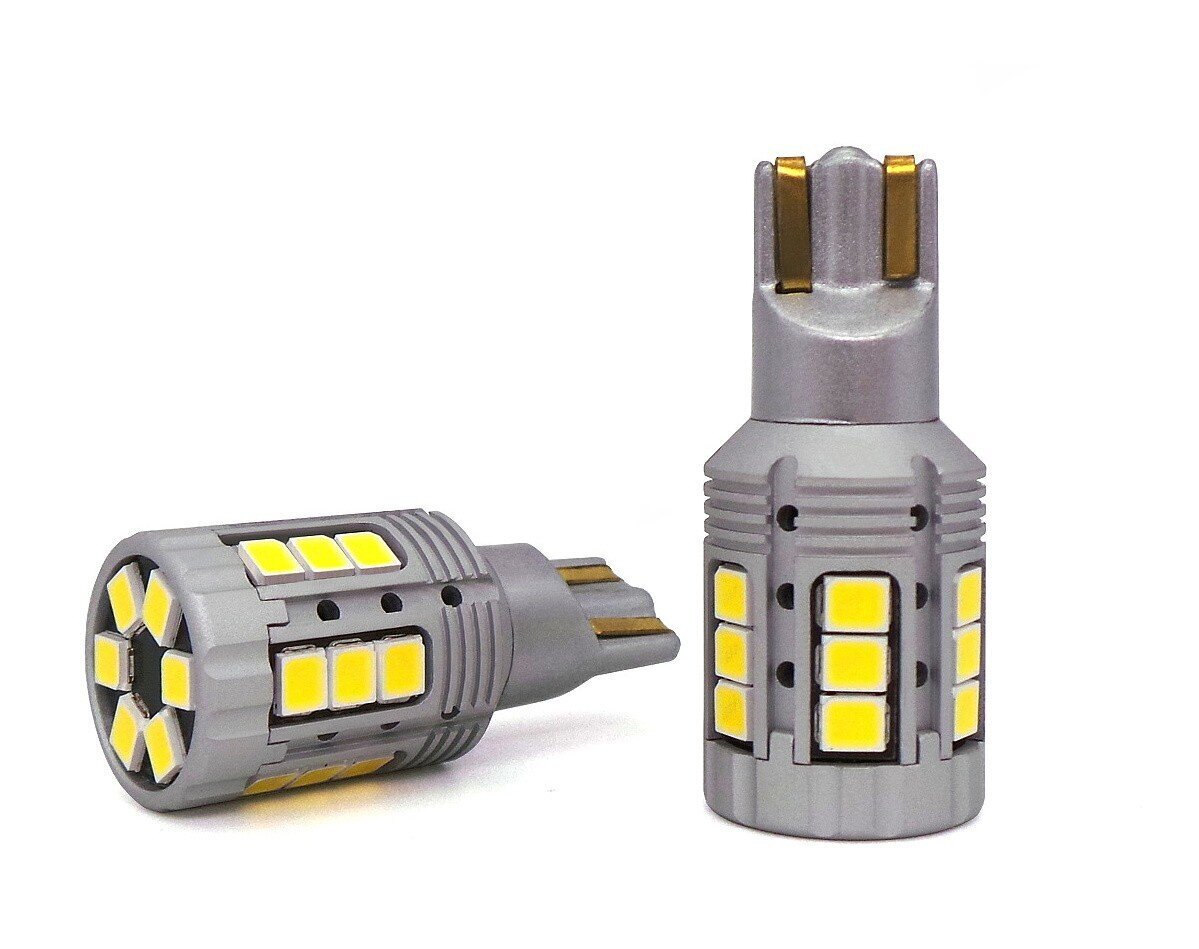 W16W LED-lamppu 12-24V 100% canbus, valkoinen ilman virhettä 2500lm, 1 kpl. hinta ja tiedot | Polttimot | hobbyhall.fi