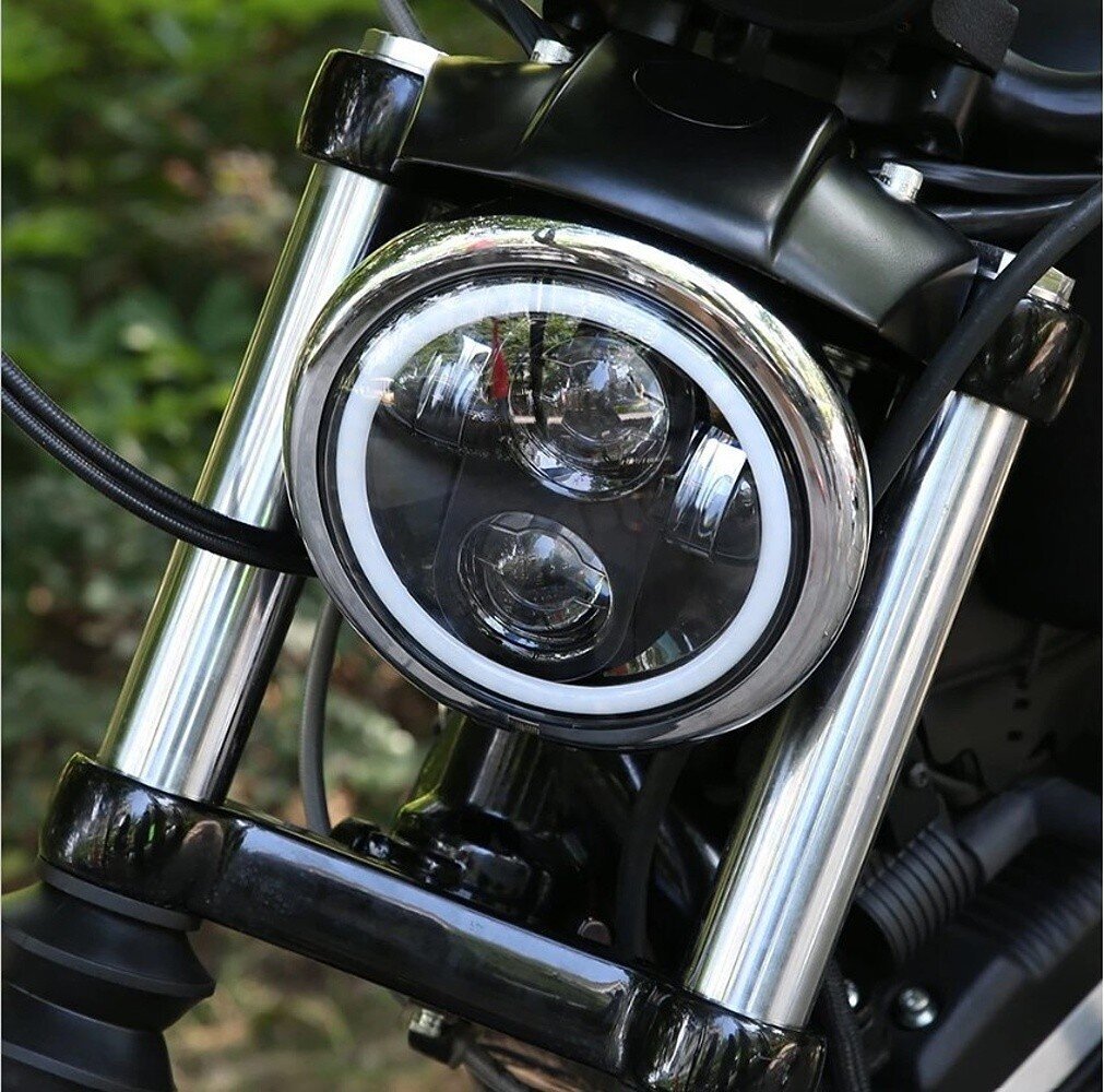 Harley-Davidson, Honda ajovalo 5,75” Full LED DRL 1 kpl hinta ja tiedot | Polttimot | hobbyhall.fi