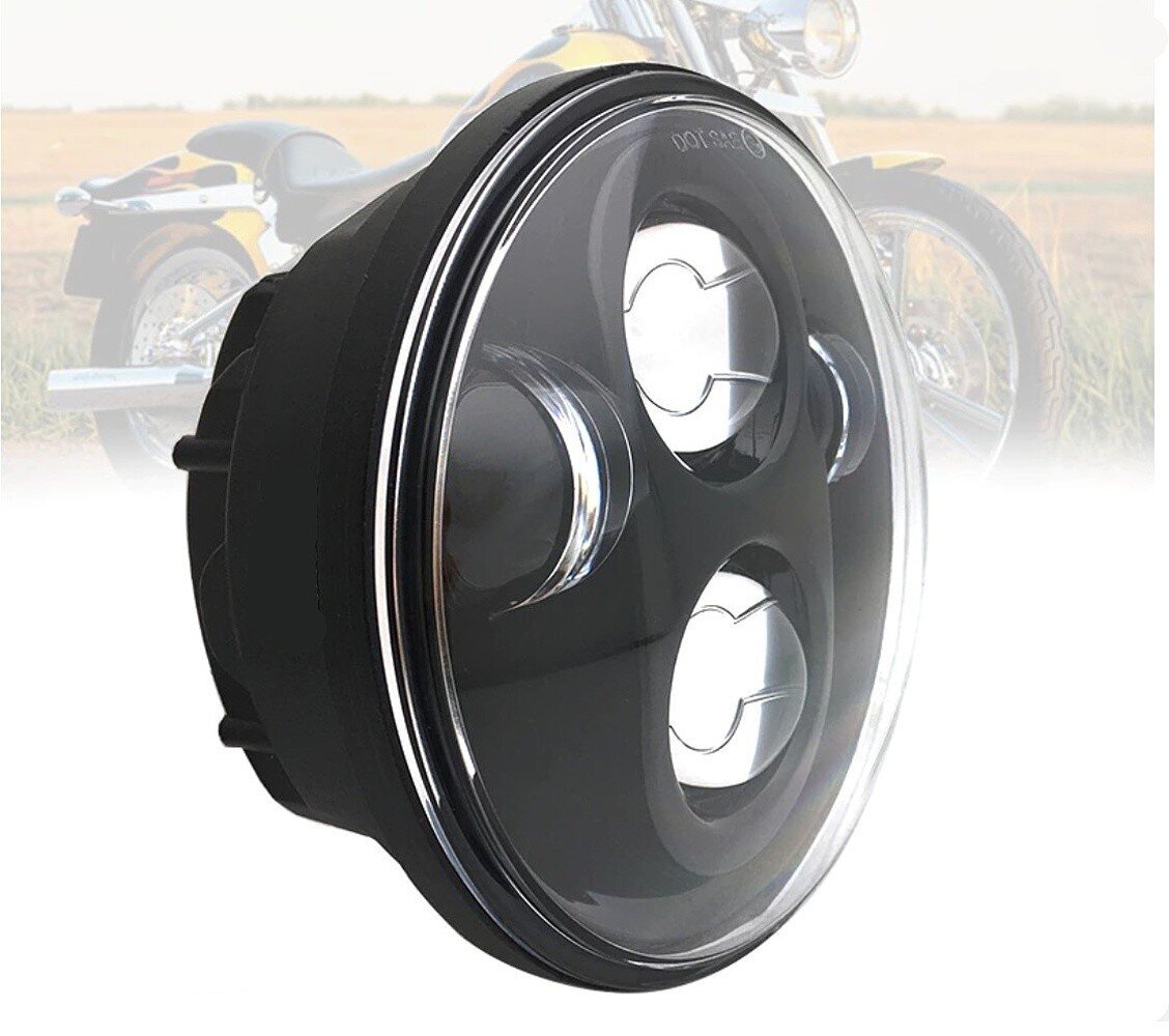 Harley-Davidson, Honda ajovalo 5,75” Full LED 1 kpl hinta ja tiedot | Polttimot | hobbyhall.fi