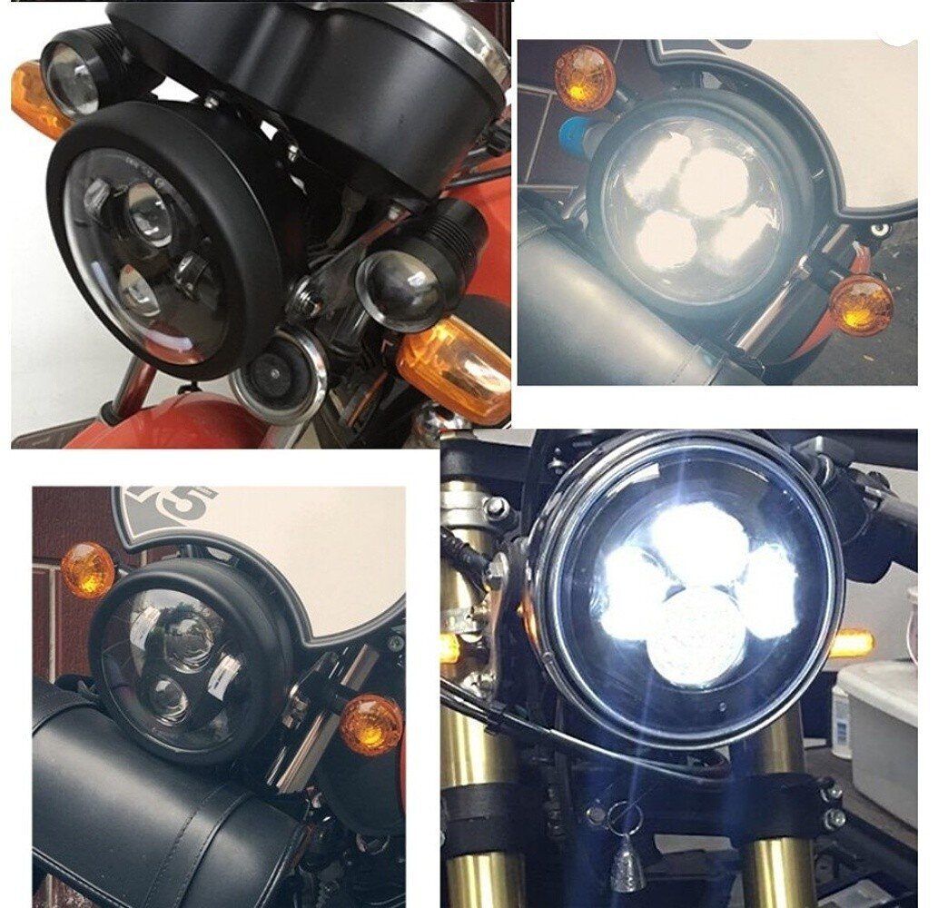 Harley-Davidson, Honda ajovalo 5,75” Full LED 1 kpl hinta ja tiedot | Polttimot | hobbyhall.fi