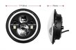 Ajovalo 7” Full LED 8, Harley, Jeep, Land Rover, Suzuki, Ford, Nissan, Lada, 1 kpl. hinta ja tiedot | Polttimot | hobbyhall.fi