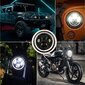 Ajovalo 7” Full LED 8, Harley, Jeep, Land Rover, Suzuki, Ford, Nissan, Lada, 1 kpl. hinta ja tiedot | Polttimot | hobbyhall.fi