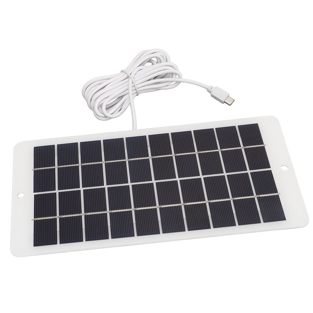 Solar Panel Professional Tehokas aurinkoenergian akkulaturi puhelinlaturiin ovikellon valvontakamera 4,5W 5V hinta ja tiedot | Vuorikiipeilyvarusteet | hobbyhall.fi