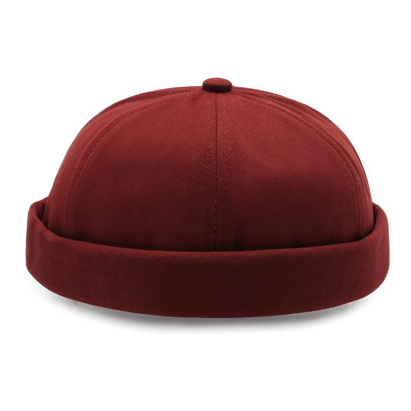 (-Punainen) Muoti Vintage Pipo Hatut Miehet Naiset Kevät Syksy Vuokranantaja Hattu Katuasut Hip Hop Harjaton Hattu Puuvillainen Docker Cap hinta ja tiedot | Naisten päähineet | hobbyhall.fi