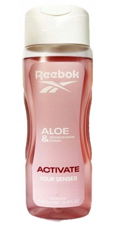 Reebok Naiset Activate Your Senses Suihkugeeli, 400 ml hinta ja tiedot | Suihkusaippuat ja suihkugeelit | hobbyhall.fi