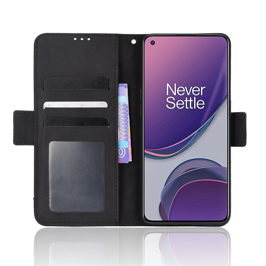 Oppo Reno 7z 5g lompakkokotelo Pu nahkainen korttipaikka Kickstand magneettinen läppäsuoja hinta ja tiedot | Puhelimen kuoret ja kotelot | hobbyhall.fi