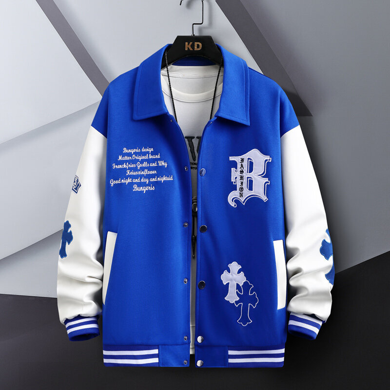 (Aasian-xxL-J750Blue)Huomaa, että nimikkeemme alkavat värillä ja koolla. Jos tarvitset eri väriä tai kokoa, ilmoita haluamasi väri tai koko.INS Hip Hop Casual Baseball Coat Slim Fit Unisex Baseball Uniform Bomber-takit miesten 2024 Youth Trend College Wea hinta ja tiedot | Miesten ulkoilutakit | hobbyhall.fi