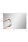 Peili LED-valolla suorakulmainen - 40 x 60 cm - keltainen hinta ja tiedot | Peilit | hobbyhall.fi