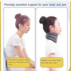 Correct Neck B, Neck B For , Correct Anti Snore Neck B Relief Neck Pain, B-Grey hinta ja tiedot | Naisten huivit | hobbyhall.fi