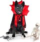 Halloween Koiran puku Koira Vampyyri Paholainen Puku Halloween Viitta Cape Kissa Koira hinta ja tiedot | Koiran vaatteet | hobbyhall.fi