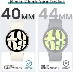 [5+5 pakkaus Samsung Galaxy Watch 6 -näytönsuojalle 40 mm tarvikkeet, TPU/HD huurtumista estävä karkaistu lasi, kasvosuojussarja, Galaxy Watch 6 -suojakotelo miehille ja naisille Kirkas/musta/tähtivaalea/vaaleanpunainen kulta/ruusukulta hinta ja tiedot | Älykellojen ja aktiivisuusrannekkeiden lisätarvikkeet | hobbyhall.fi