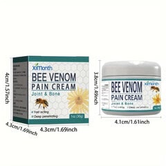 30g Bee Venom Joint Cream Lannerangan Käsi-, Jalka-, Nivel-Olkapää- ja Niskahierontavoide hinta ja tiedot | Intiimipesutuotteet | hobbyhall.fi