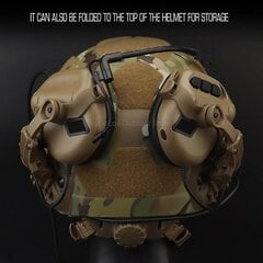 GEN 5 Tactical Headset Sotilasmetsästys Ammunta melua vaimentavat kuulokkeet FAST Helmet OPS Wendy M-LOK Arc Headsetille hinta ja tiedot | Kuulokkeet | hobbyhall.fi